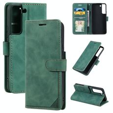 Per Samsung Galaxy S22 5G Skin Sent Case di telefonia in pelle anti-ThoTove (verde)