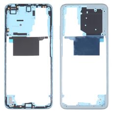 Piastra di cornice a cornice media per Xiaomi Redmi Note 11/Redmi Note 11s (Baby Blue)