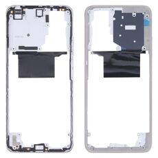 Piastra di cornice a cornice centrale per Xiaomi Redmi Nota 11/Redmi Note 11S (bianco)