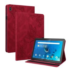 Per Lenovo Tab M10 TB-X605L/X605F TABLET CETTURA INCLUSCATO FLOWER (ROSSO)