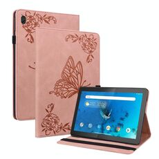 Per Lenovo Tab M10 TB-X605L/X605F TABLET CETTURA INCLUSCATO FLOWER (oro rosa)