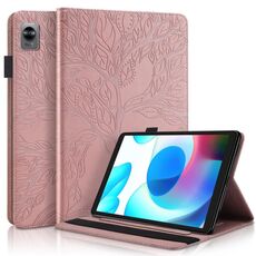 Per Oppo Realme Pad Mini Life Tree Series Orizzontale Flip Leathet Case (rosa oro)