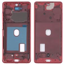 Per Samsung Galaxy S20 FE 5G SM-G781B Cornice centrale con cornice (rossa)