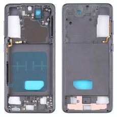 Per Samsung Galaxy S21 5G SM-G991B Cornice centrale con cornice (nera)