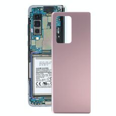 Per Samsung Galaxy Z Fold2 5G SM-F916B Cover posteriore batteria in vetro (rosa)