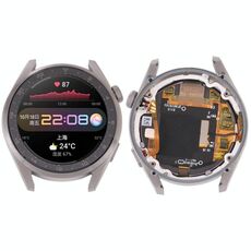 Assemblaggio completo di schermo LCD e digitalizzatore originale con telaio per Huawei Watch 3 Pro (Silver)