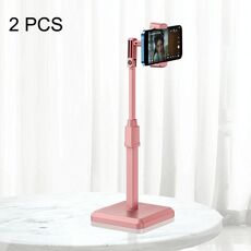 Telefono cellulare Desktop 2 PCS Fratella trasmissione in diretta online supporto per pavimenti telescopici (Cherry Blossom Pink)