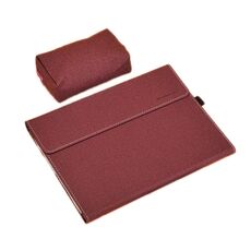 Custodia a goccia all-inclusive per Microsoft Surface Pro 8, colore: vino soft shell TPU rosso con alimentazione