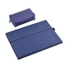 Custodia a goccia all-inclusive per Microsoft Surface Pro 8, Colore: PC Hard Shell Dark Blue con Power Pack