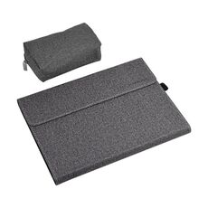 Custodia a goccia all-inclusive per Microsoft Surface Pro 8, Colore: grigio a guscio duro per PC con alimentazione