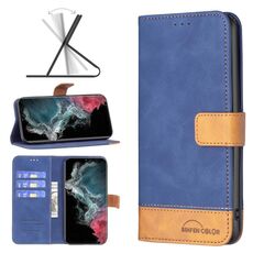 Per Samsung Galaxy S22 Ultra 5G BF11 Color Matching Skin Ceeline Telefono (blu)