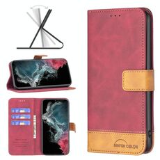 Per Samsung Galaxy S22 Ultra 5G BF11 Color Matching Skin Ceeline Telefono (rosso)