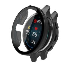 Per Garmin Venu 2 PC + Glass Watch temperato (nero)