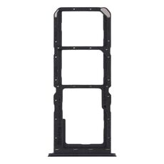 Per OPPO Reno2 Z/Reno2 F Vassoio per schede SIM + Vassoio per schede SIM + Vassoio per schede Micro SD (nero)