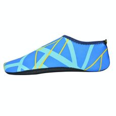 2 coppie Snorkeling da esterno Calzini per immersioni con la spiaggia con fondo morbido non slip, dimensioni: 40-41 (Azure)