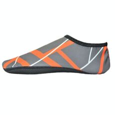 2 coppie Snorkeling all'aperto Calzini per immersioni per spiaggia con fondo morbido non slip, dimensioni: 42-43 (arancione grigio)