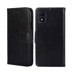Per Alcatel 1B 2022 Cryture Texture in pelle Custodia (Nero)