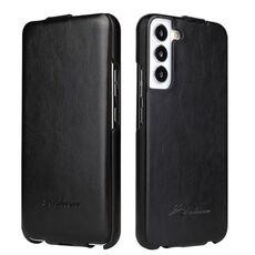 Per Samsung Galaxy S22 5G Fierre Shann 64 Texture Vertical Flip Pu Leather Telefono (nero)