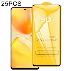 25 pezzi Film in vetro temperato a schermo integrale 9d per vivo S15