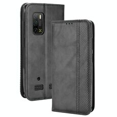 Per Ulefone Armor X10 / X10 Pro Magnetic Fibbia di Texture Retro Texture Telefono (Nero)
