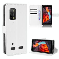 Per Ulefone Armor X10 / X10 Pro Diamond Texture in pelle Custodia (Bianco)