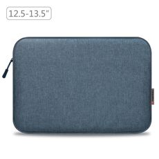 Sacca per carrello per la cerniera per maniche per maniche per laptop da 13 pollici per laptop da 12,5-13,5 pollici (blu scuro)
