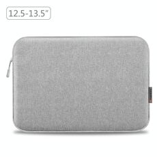 Sacca per carrello per la cerniera per maniche per maniche per laptop da 13 pollici per laptop da 12,5-13,5 pollici (grigio)