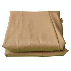 Copertina di ombrello in giardino rotondo di sostituzione in poliestere, dimensioni: 2m 6 costole (kaki)