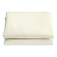 Copertina di ombrello in giardino rotondo di ricambio in poliestere, dimensioni: 3m 6 costole (bianco-cremoso)