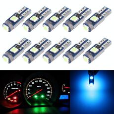 10 in 1 auto T5 0,2W DC12V DC12V LED LED LED LIGHT (luce blu ghiacciata)