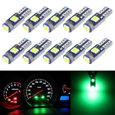 10 in 1 auto T5 0,2 W DC12V LED LED LED LED (luce verde)