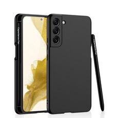 Per Samsung Galaxy S22 5G GKK Custodia per la pelle ultra-sottile con stilo (nero)