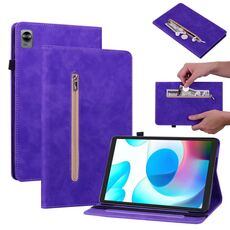 Per Oppo Realme Pad Mini 8.7 Spazio di pelle Solido Cinta Cinta Cinta Tablet (Purple)