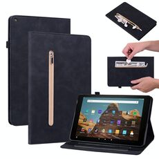 Per Amazon Kindle HD 10 2019/2017 Skin Feel Solid Cinper Smart Leather Tablet Case (nero)