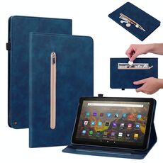 Per Amazon Kindle HD 8 2020 Scept Self Carino Solido Custodia in pelle intelligente (blu)