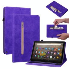 Per Amazon Kindle HD 8 2020 Spazio Spazio Solido Cinta Smart in pelle intelligente Case (Purple)