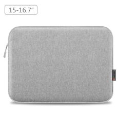Sacca per carrello per la cerniera per maniche per maniche per laptop da 16 pollici per laptop da 15-16,7 pollici (grigio)