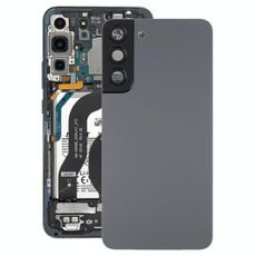 Per Samsung Galaxy S22 + 5G SM-S906B Cover posteriore della batteria con copriobiettivo della fotocamera (grigio)