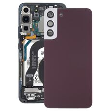 Per Samsung Galaxy S22 + 5G SM-S906B Cover posteriore della batteria con copriobiettivo della fotocamera (viola)