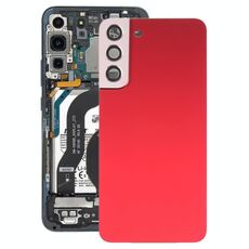 Per Samsung Galaxy S22 + 5G SM-S906B Cover posteriore della batteria con copriobiettivo della fotocamera (rosso)