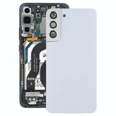 Per Samsung Galaxy S22 + 5G SM-S906B Cover posteriore della batteria con copriobiettivo della fotocamera (bianco)