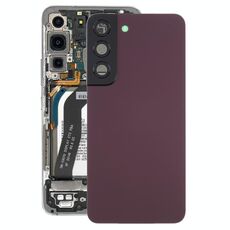 Per Samsung Galaxy S22 5G SM-S901B Cover posteriore della batteria con copriobiettivo della fotocamera (viola)