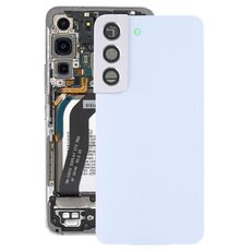 Per Samsung Galaxy S22 5G SM-S901B Cover posteriore della batteria con copriobiettivo della fotocamera (bianco)