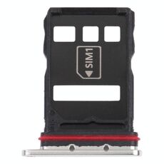 Vassoio della scheda SIM + vassoio per schede NM per Huawei P50 (argento)