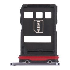 Vassoio per schede SIM + vassoio per schede NM per Huawei Mate 40 RS Porsche Design (nero)