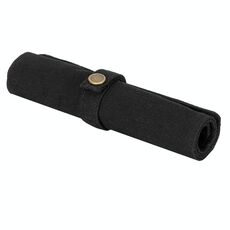 Borsa di stoccaggio portatile in tela di nylon e cinghia (nero)