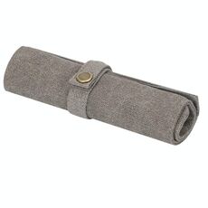 Borsa di stoccaggio portatile in tela di nylon e cinghia (grigio)