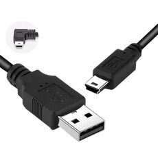 10pcs REGISTER RIGUARDARE CORDINE ALTENZA USB Caricatore di caricatore Auto, Stile: 3,5 m+2A (Mini Bend sinistra)