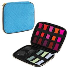 Borsa di stoccaggio degli accessori per orologi per orologi per orologi in velluto, Specifica: Blue S