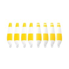 8 pezzi 6030F eliche a bordo a basso rumore colorato per dji mini 3 pro, colore: giallo bianco